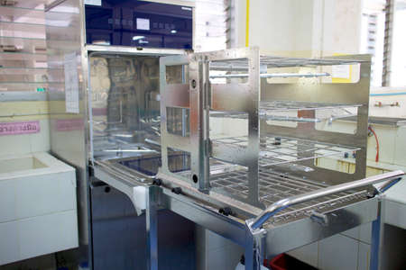 Hospital washing machines for medical instrumentsの写真素材