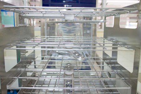 Hospital washing machines for medical instrumentsの写真素材