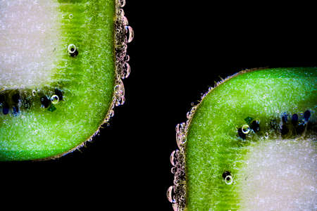 Kiwi bubbles.の写真素材