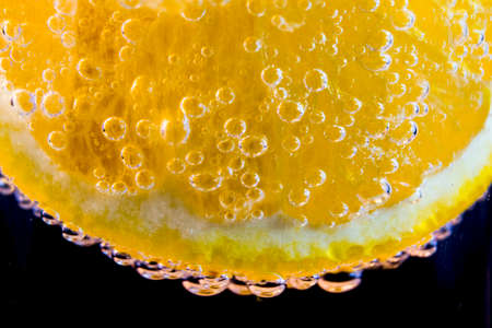 Orange bubbles.  Orange bubbles.の写真素材