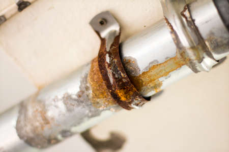 Rusty pipesの写真素材