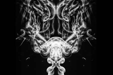 abstract smoke movement colourfulの写真素材