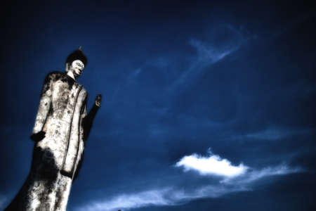 buddha temple Nong Khai,Thailandの写真素材