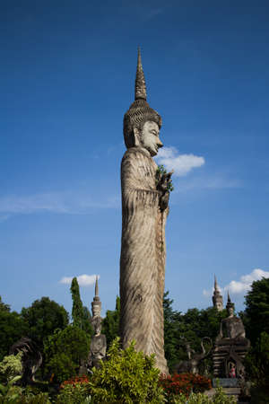 buddha temple Nong Khai,Thailandの写真素材