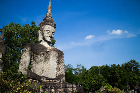buddha temple Nong Khai,Thailandの写真素材