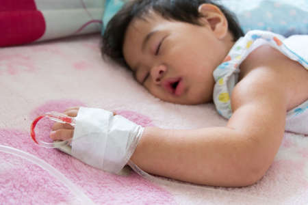 saline babyの写真素材