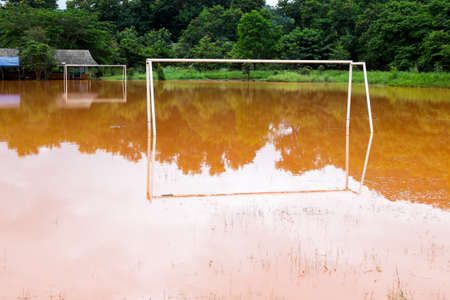 Soccer floodの写真素材