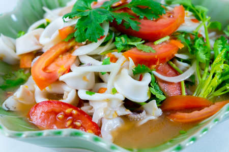 squid saladの写真素材