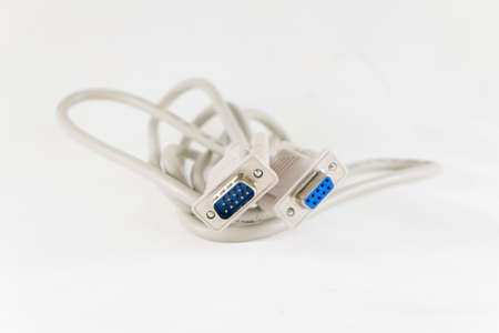 Computer cablesの写真素材