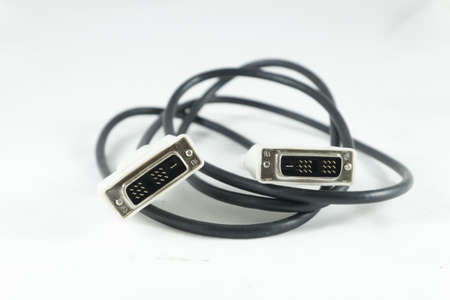 dvi cableの写真素材