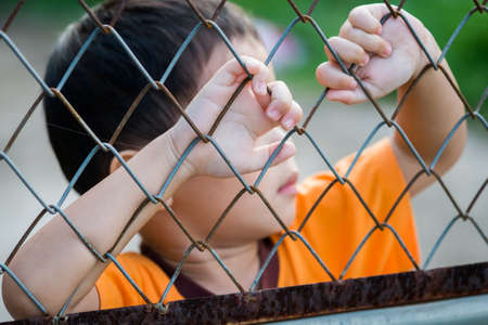 Child cageの写真素材