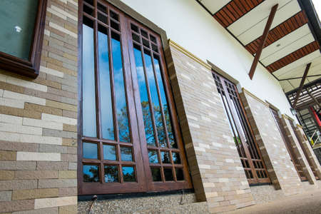 Stone Wall windowのeditorial素材