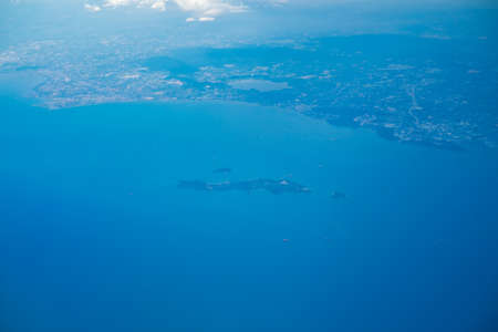 bird eye view townの写真素材