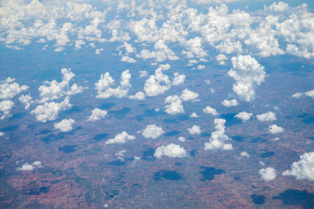 bird eye view townの写真素材