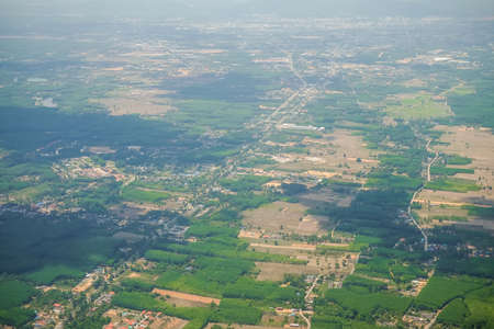 bird eye view townの写真素材