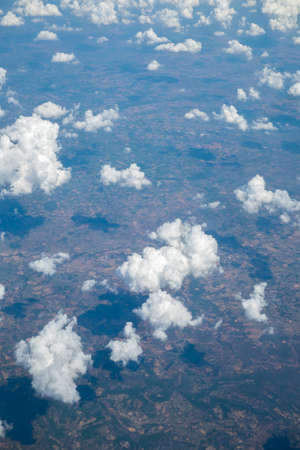 bird eye view townの写真素材
