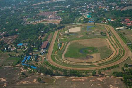bird eye view townの写真素材