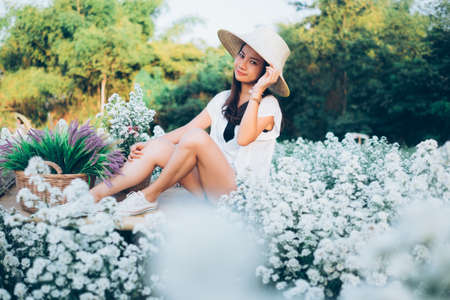 Portrait  Flowersの写真素材