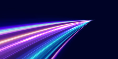 Abstract speed line background. Dynamic motion speed of light. Technology velocity movement pattern...