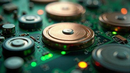 High-tech solid state battery technology for electric vehiclesの素材