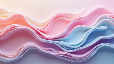 Soft gradient pastel color abstract background with copy spaceの素材