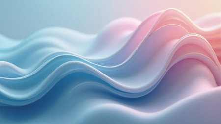 Soft gradient pastel color abstract background with copy spaceの素材