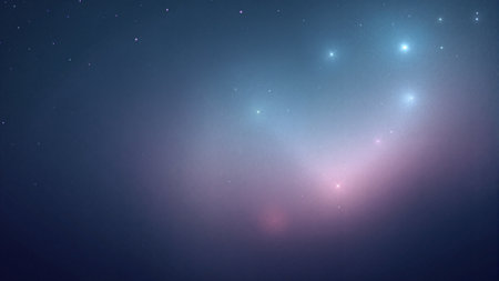Minimal nebula fog gradient background with copy spaceの素材