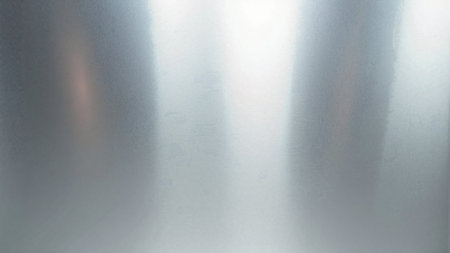 Shiny metallic abstract background with smooth surface and copy spaceの素材