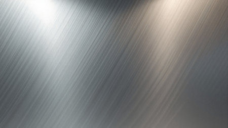 Shiny metallic abstract background with smooth surface and copy spaceの素材