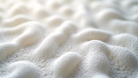 Foam sponge macro texture abstract background with copy spaceの素材