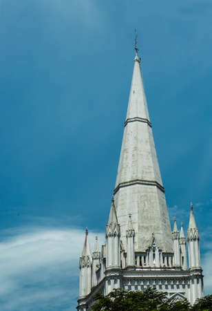 Cathedral of St Andrew in Singaporeの写真素材
