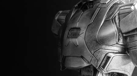 SINGAPORE - March 25,2017 : iron man bust closeupのeditorial素材