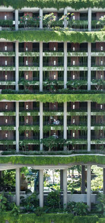 SINGAPORE - JUN 03 2017: PARKROYAL Hotel in Singaporeのeditorial素材