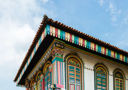 Colorful old building, Indian style designのeditorial素材
