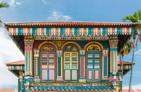 colorful old building,indian style designのeditorial素材