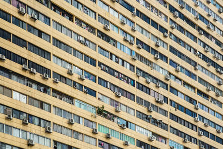 high density residential building facadeのeditorial素材