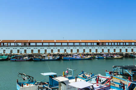 Taiwan,Taipei-05 SEP 2017: Taiwan Zhuwei Fish Harbor day time viewのeditorial素材