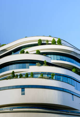 Singapore - 07 JAN 2019: Singapore bread talk headquarter building facade viewのeditorial素材