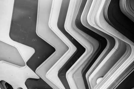 Singapore-14 OCT 2017: Singapore parkroyal hotel roof pattern detail viewのeditorial素材