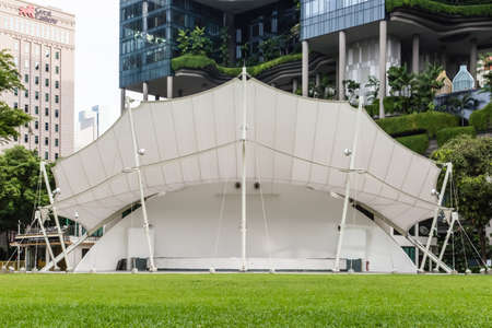 Singapore-14 OCT 2017: Singapore Hong Lim Park outdoor canopy viewのeditorial素材