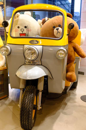 Bangkok,Thailand-02 APR 2018: Interior view of line village Bangkok at Siam square oneの写真素材