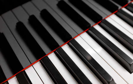 Piano keyboard background musical instrument background viewの写真素材