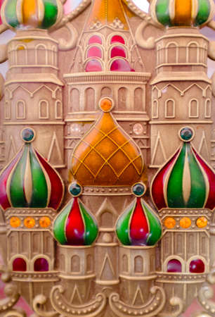 the metal Russia style church embossment background
