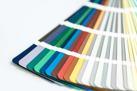 Color palette, guide of paint samples catalogの写真素材