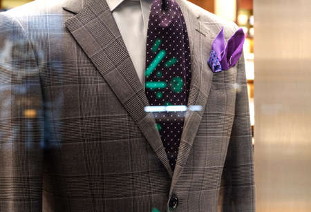 men suit perfect to the last detail closeup viewの写真素材