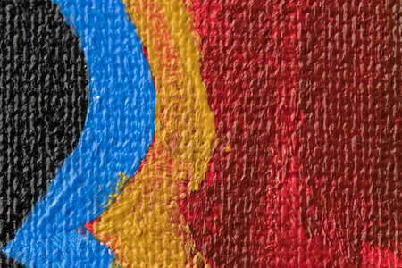 Artists oil paints multicolored closeup abstract backgroundの写真素材
