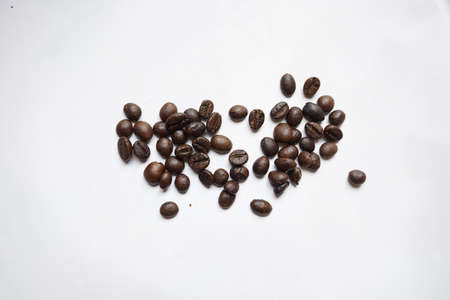 Close up raw coffeeの写真素材