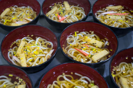 Udon bowlsの写真素材