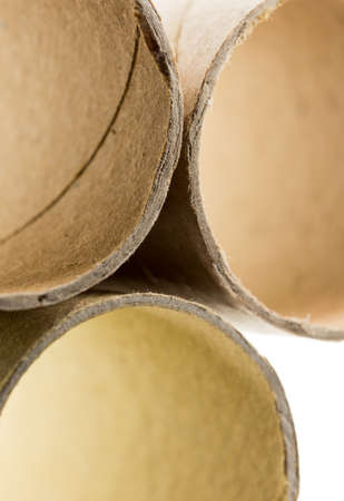 abstract background of the cardboard tubeの写真素材