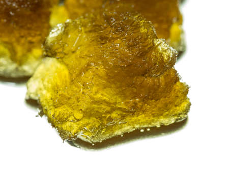 Cola ice crystal turns a beautiful brown backgroundの写真素材